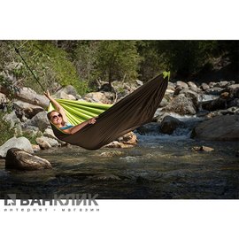 Одноместный туристический гамак La Siesta Colibri green CQH15-49