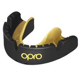 Капа для бокса OPRO Gold Braces под брекеты (возраст 11+) Black/Gold (art.102506001), изображение 2