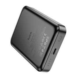 Повербанк HOCO 3-in-1 Wireless Fast Charging Q11 10000 mAh 20W Black (6931474777782), Цвет : Чёрный, изображение 3