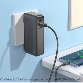 Повербанк HOCO Q16 Friendly 22.5W 10000 mAh Black (6942007601566), изображение 5