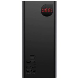 Повербанк Baseus Adaman Digital Display Fast Charge 40000 mAh 22.5W Black (вскрытый)