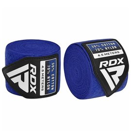 Бинты боксерские RDX RB Hand Wraps Combine 3 пары Red,Black,Blue 4.5 м (HWC-RBU+), изображение 6