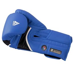 Боксерские перчатки RDX AURA PLUS T-17 Blue/Black 14 ун. (BGR-T17UB-14OZ+), Вес: 14 унций, Цвет: Синий/Чёрный, изображение 6