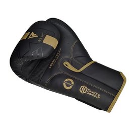 Боксерские перчатки RDX F6 Kara Matte Golden 14 унц (BGR-F6MGL-14OZ), Вес: 14 унций, Цвет: Чёрный/Золотой, изображение 6