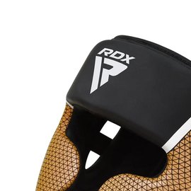 Боксерский шлем RDX AURA PLUS T-17 Black Golden M (HGR-T17BGL-M+) 3513_403015, Размер: M, изображение 3