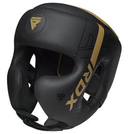 Боксерский шлем RDX F6 KARA Matte Golden L (HGR-F6MGL-L), Размер: L, Цвет: Matte Golden, изображение 3