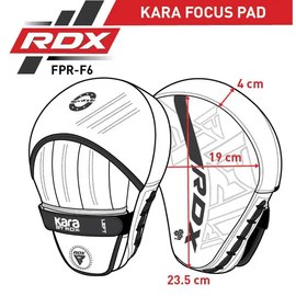 Лапы боксерские RDX F6 KARA Matte Golden (FPR-F6MGL), Цвет: Matte Golden, изображение 6