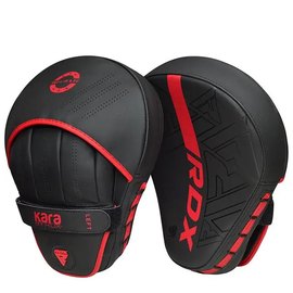 Лапы боксерские RDX F6 KARA Matte Red (FPR-F6MR), Цвет: Matte Red