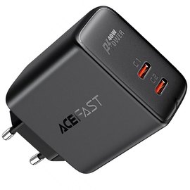 Зарядное устройство ACEFAST A9 2Type-C, 40W/3A, PD/QC Black (000009403), Цвет: Black, изображение 2