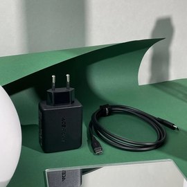 Зарядное устройство ACEFAST A9 2Type-C, 40W/3A, PD/QC Black (000009403), Цвет: Black, изображение 6