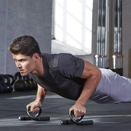 Упоры для отжиманий Adidas Push Up Bars черный OFSM (ADAC-12231-DS), изображение 6