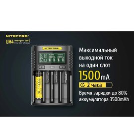 Зарядное устройство Nitecore UM4 четырехканальное (6-1339_4), изображение 6
