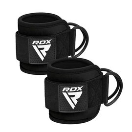 Манжеты на щиколотку RDX A4 Gym Ankle Pro Black Pair (WAN-A4B-P), Цвет : Чёрный