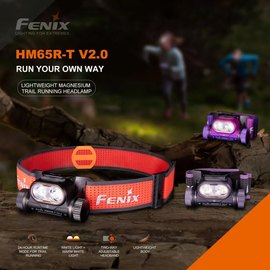 Налобный фонарь Fenix HM65R-T V2.0 сиреневый (HM65RTV20NEB), Цвет: Сиреневый, изображение 3