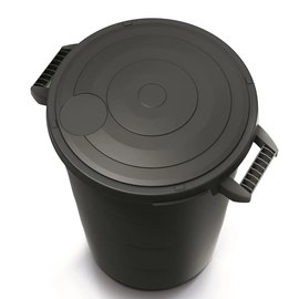 Бак для мусора Prosperplast Smooth 80 л, черный (5905197463346), изображение 2