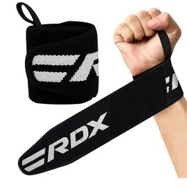 Бинты для запястья (кистевые бинты) RDX W2 Gym Wrist Wraps Black Pro (WAH-W2B)