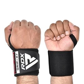 Бинты для запястья (кистевые бинты) RDX W3 Gym Wrist Wraps Full Black (WAH-W3FB), изображение 5