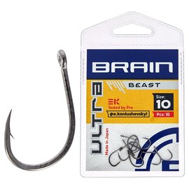 Крючок Brain Ultra Beast #10 10 шт/уп (1858.52.48), Номер крючка, № : 10
