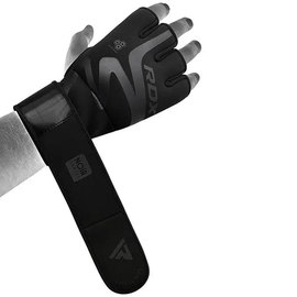 Перчатки для фитнеса RDX T15 Noir Inner Matte Black L (GGN-T15MB-L), Размер: L, изображение 4