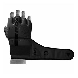 Перчатки для ММА RDX F6 KARA Matte Black L (GGR-F6MB-L), Размер: L, Цвет: Чёрный, изображение 4