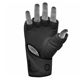 Перчатки для ММА RDX F6 KARA Matte Black L (GGR-F6MB-L), Размер: L, Цвет: Чёрный, изображение 5