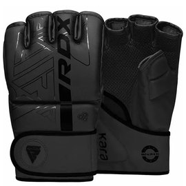 Перчатки для ММА RDX F6 KARA Matte Black M (GGR-F6MB-M), Размер: M, Цвет: Чёрный