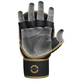 Перчатки для ММА RDX F6 KARA Matte Golden Plus S/M (GSR-F6MGL-S/M+), Размер: S/M, Цвет: Чёрный/Золотой, изображение 3