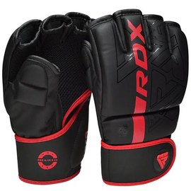 Перчатки для ММА RDX F6 KARA Matte Red L (GGR-F6MR-L), Размер: L, Цвет: Чёрный/Красный, изображение 2