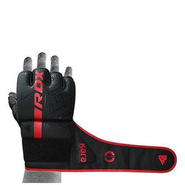 Перчатки для ММА RDX F6 KARA Matte Red L (GGR-F6MR-L), Размер: L, Цвет: Чёрный/Красный, изображение 6