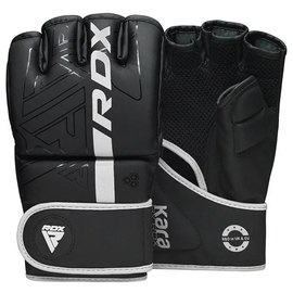 Перчатки для ММА RDX F6 KARA Matte White L (GGR-F6MW-L), Размер: L, Цвет: Черный/Белый