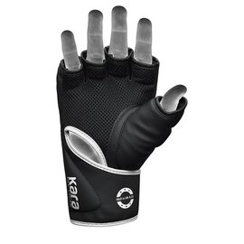 Перчатки для ММА RDX F6 KARA Matte White L (GGR-F6MW-L), Размер: L, Цвет: Черный/Белый, изображение 4