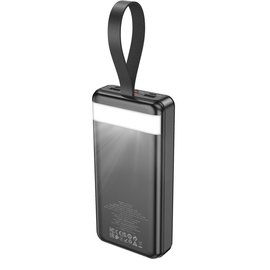 Повербанк HOCO Element J123B 30000 mAh 22.5W Black (000010598), Ёмкость: 30 000 mAh, изображение 2