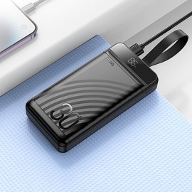 Повербанк HOCO Element J123B 30000 mAh 22.5W Black (000010598), Ёмкость: 30 000 mAh, изображение 5