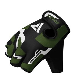 Перчатки для фитнеса RDX F6 Sumblimation Black/Green S (WGS-F6GN-S), Размер: S, Цвет: Чёрный/Зелёный, изображение 6