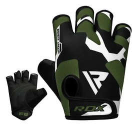 Перчатки для фитнеса RDX F6 Sumblimation Black/Green XL (WGS-F6GN-XL), Размер: XL, Цвет: Чёрный/Зелёный, изображение 5