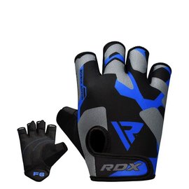 Перчатки для фитнеса RDX F6 Sumblimation Blue XL (WGS-F6U-XL), Размер: XL, Цвет: Чёрный/Синий, изображение 5