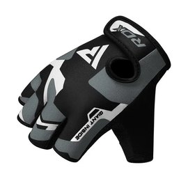 Перчатки для фитнеса RDX F6 Sumblimation Grey XL (WGS-F6G-XL), Размер: XL, Цвет: Чёрный/Серый, изображение 4