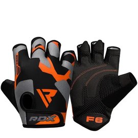 Перчатки для фитнеса RDX F6 Sumblimation Orange XL (WGS-F6O-XL), Размер: XL, Цвет: Черный/Оранжевый