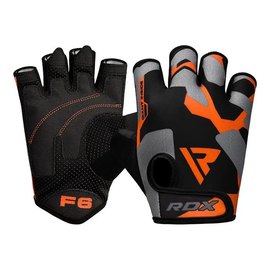 Перчатки для фитнеса RDX F6 Sumblimation Orange XXL (WGS-F6O-XXL), Размер: XXL, Цвет: Черный/Оранжевый, изображение 5