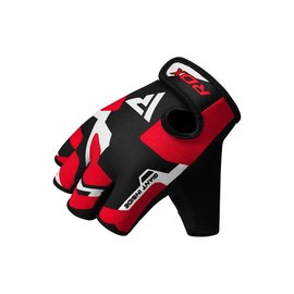 Перчатки для фитнеса RDX F6 Sumblimation Red S (WGS-F6R-S), Размер: S, Цвет: Чёрный/Красный, изображение 3