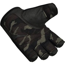 Перчатки для фитнеса RDX T2 Half Brown L (WGA-T2HBR-L), Размер: L, Цвет: Чёрный/Коричневый, изображение 4