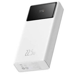 Повербанк Baseus Star-Lord Digital Display Fast Charging 20000 mAh 22.5W White (PPXJ060002), изображение 2