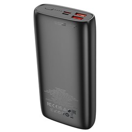 Повербанк HOCO Respect J122A 20000 mAh 22.5W+PD20W Black (6942007612630), изображение 5