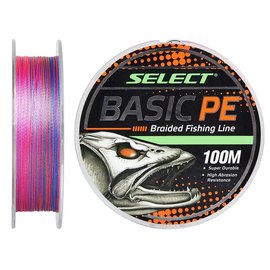 Шнур Select Basic PE Multicolor 150m 0.14mm 15lb/6.8kg (1870.30.93), Диаметр, мм: 0.14 мм, Разрывная нагрузка, lb : 15