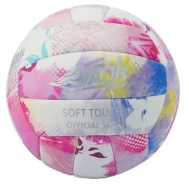 М'яч волейбольний  VADK pink size 5 (VADK-pink), Розмір: 5, Колір: Помаранчевий