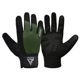 Перчатки для зала RDX W1 Full Finger Army Green L (WGA-W1FA-L+), Размер: L, Цвет: Чёрный/Зелёный, изображение 5