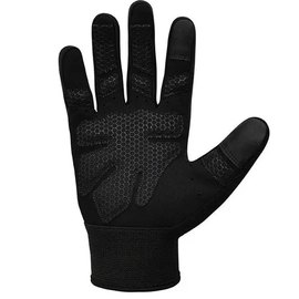 Перчатки для зала RDX W1 Full Finger Plus Black M (WGA-W1FB-M+), Размер: M, Цвет: Чёрный, изображение 4