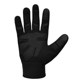 Перчатки для зала RDX W1 Full Finger Plus Grey L (WGA-W1FG-L+), Размер: L, Цвет: Чёрный/Серый, изображение 3