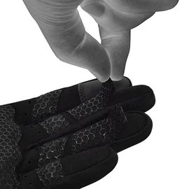Перчатки для зала RDX W1 Full Finger Plus Grey L (WGA-W1FG-L+), Размер: L, Цвет: Чёрный/Серый, изображение 5