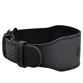 Пояс для тяжелой атлетики RDX 4 кожа Full Black M (WBS-4FB-M), Размер: M, изображение 2